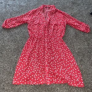 Maurices pink dress. Size medium.